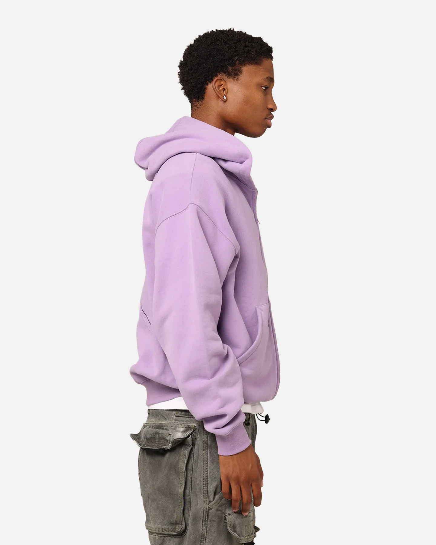 Playboy By Culture Kings Roughboy Full Zip Hoodie Purple