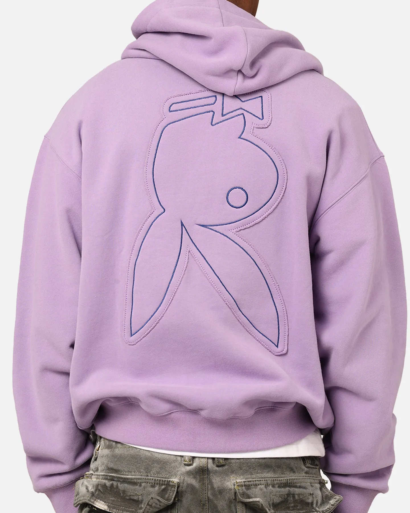 Playboy By Culture Kings Roughboy Full Zip Hoodie Purple