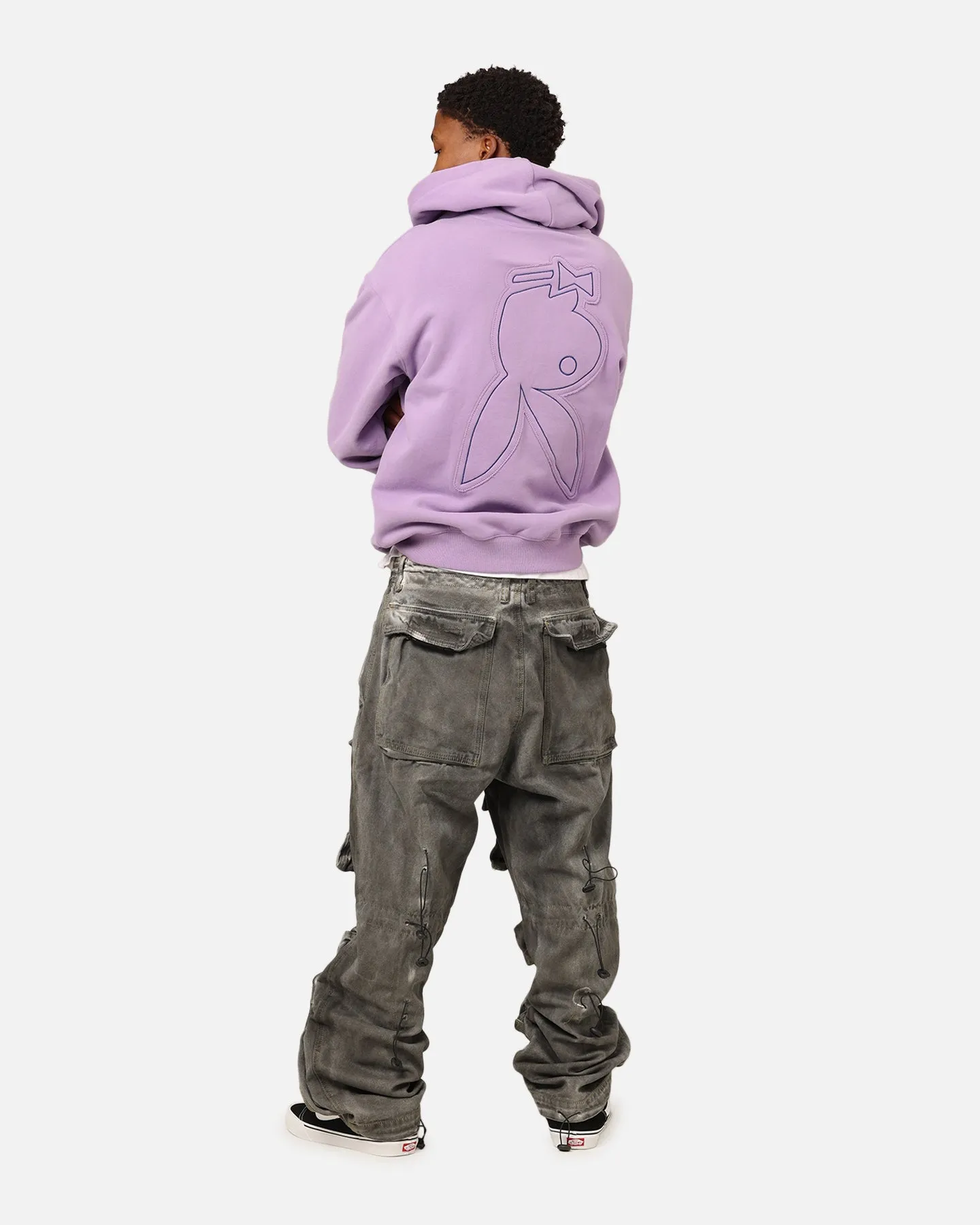 Playboy By Culture Kings Roughboy Full Zip Hoodie Purple