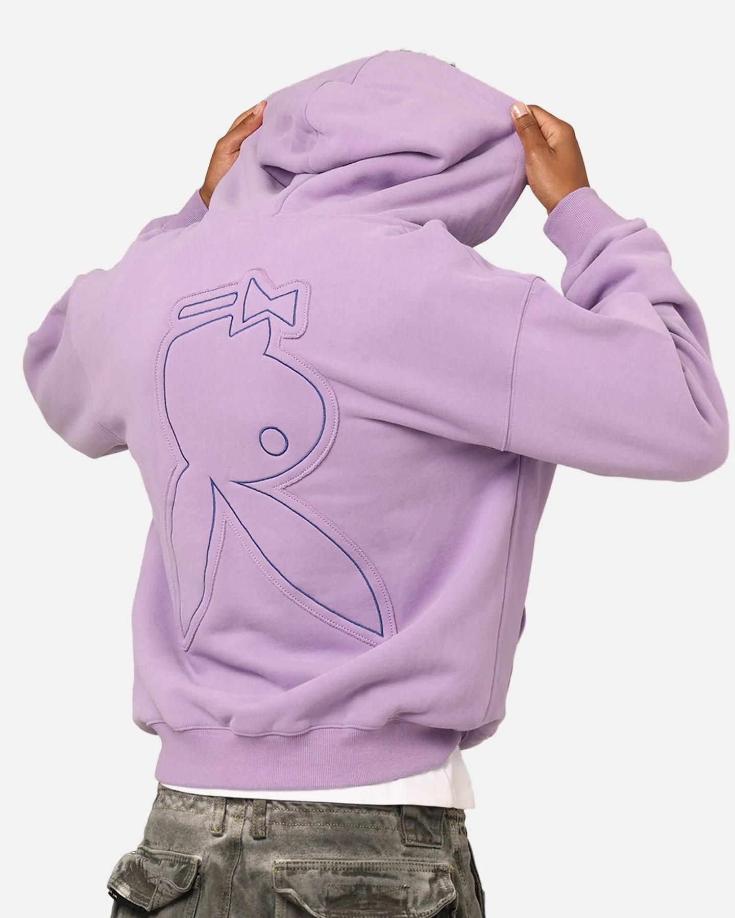 Playboy By Culture Kings Roughboy Full Zip Hoodie Purple