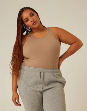 Plus Size Carly Ribbed Knit Tank