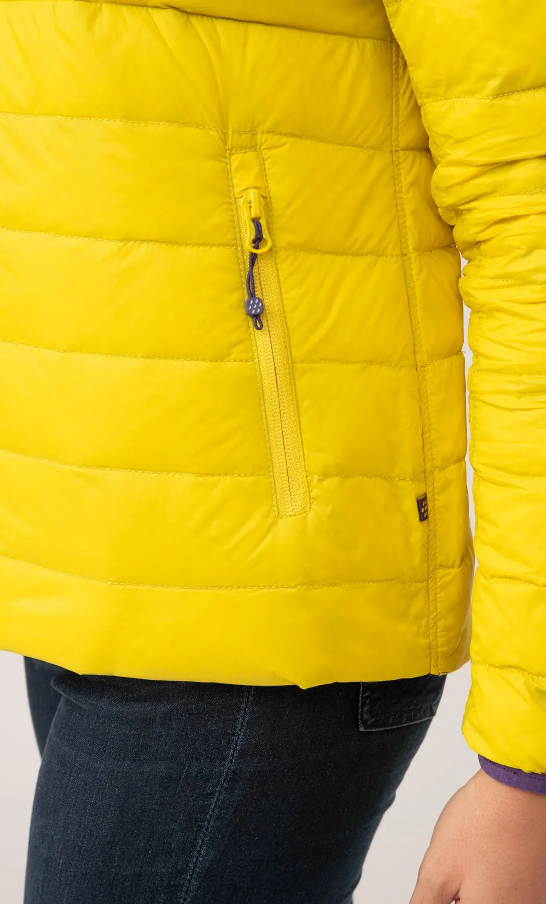 Polar II Womens Down Jacket - Yellow Grape