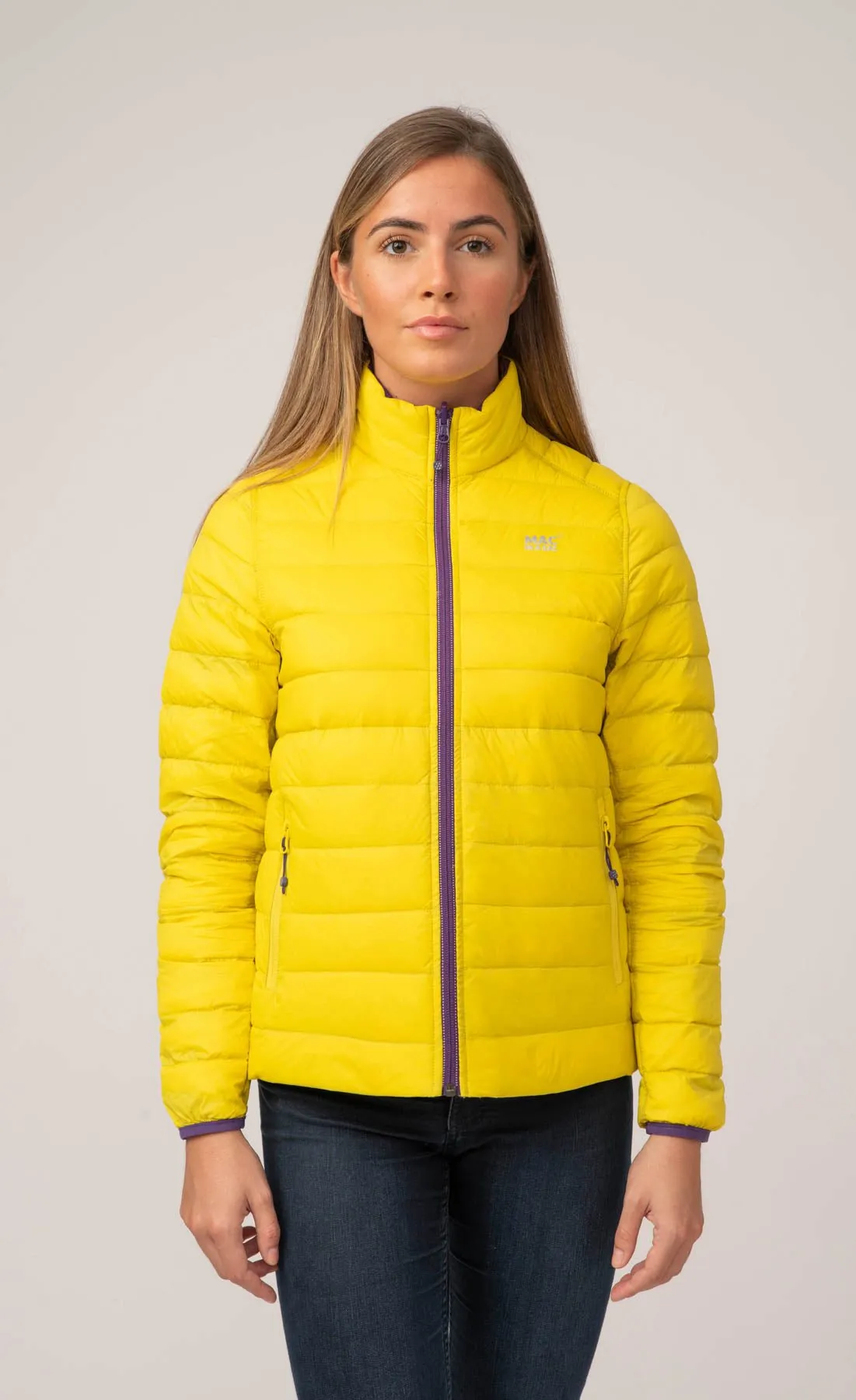 Polar II Womens Down Jacket - Yellow Grape