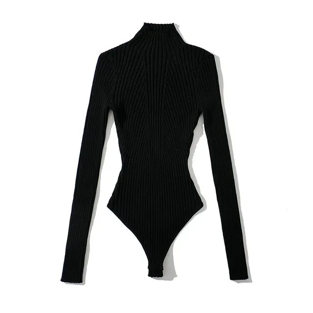 Pre Order:  Contoured Ribbed Knitted Bodysuit