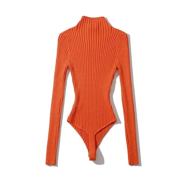 Pre Order:  Contoured Ribbed Knitted Bodysuit