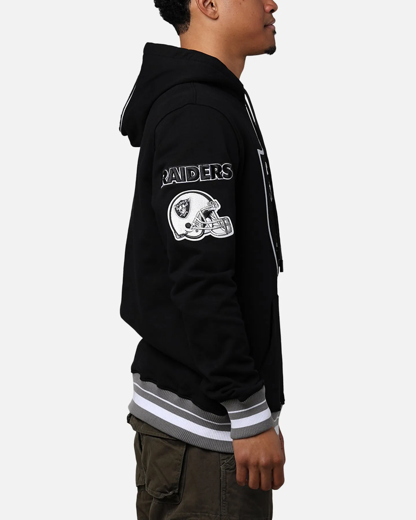 Pro Standard Oakland Raiders Mash Up Fleece Hoodie Black