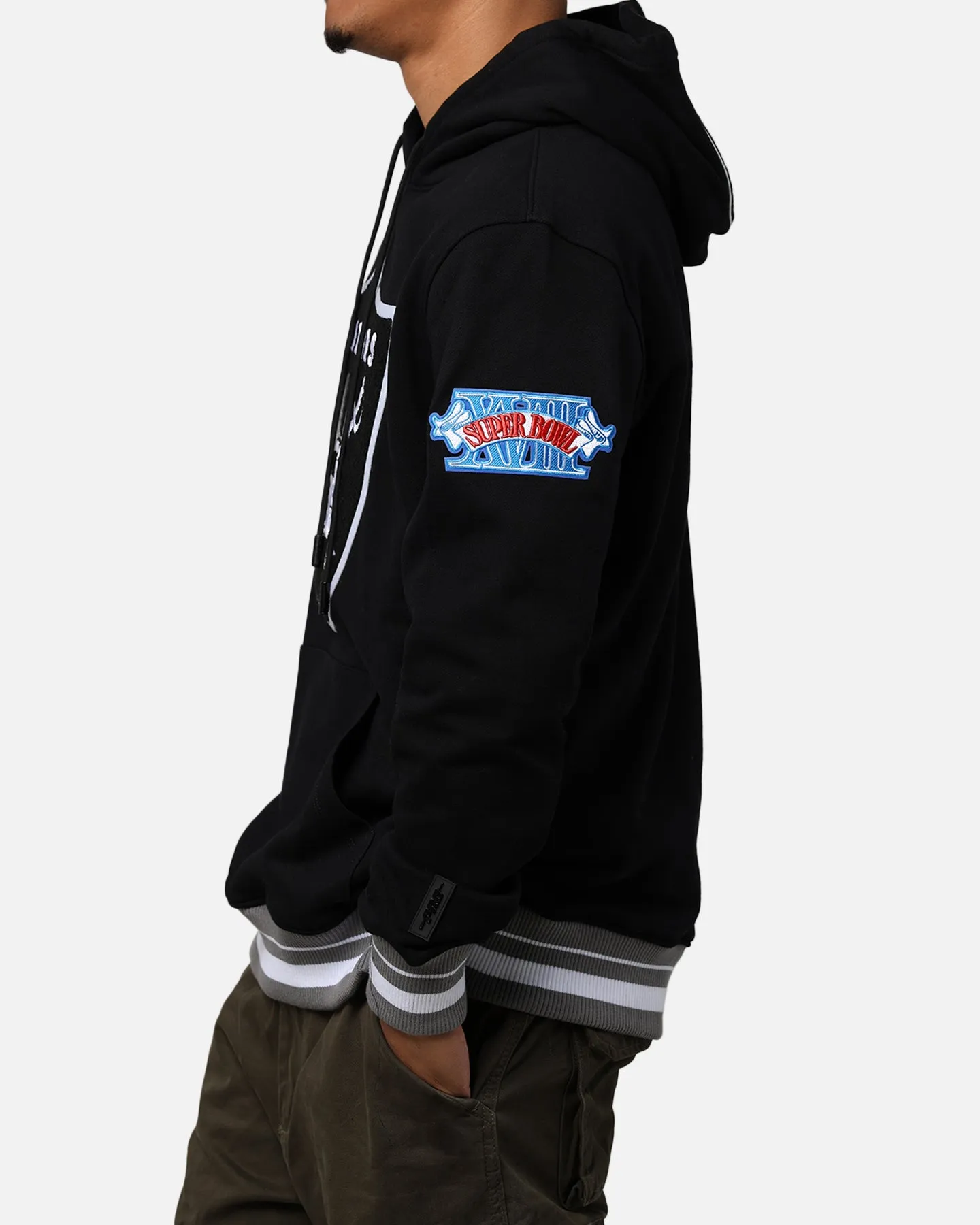 Pro Standard Oakland Raiders Mash Up Fleece Hoodie Black