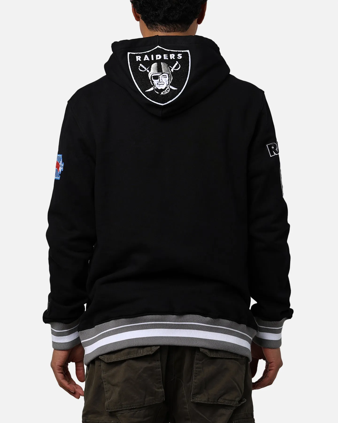 Pro Standard Oakland Raiders Mash Up Fleece Hoodie Black