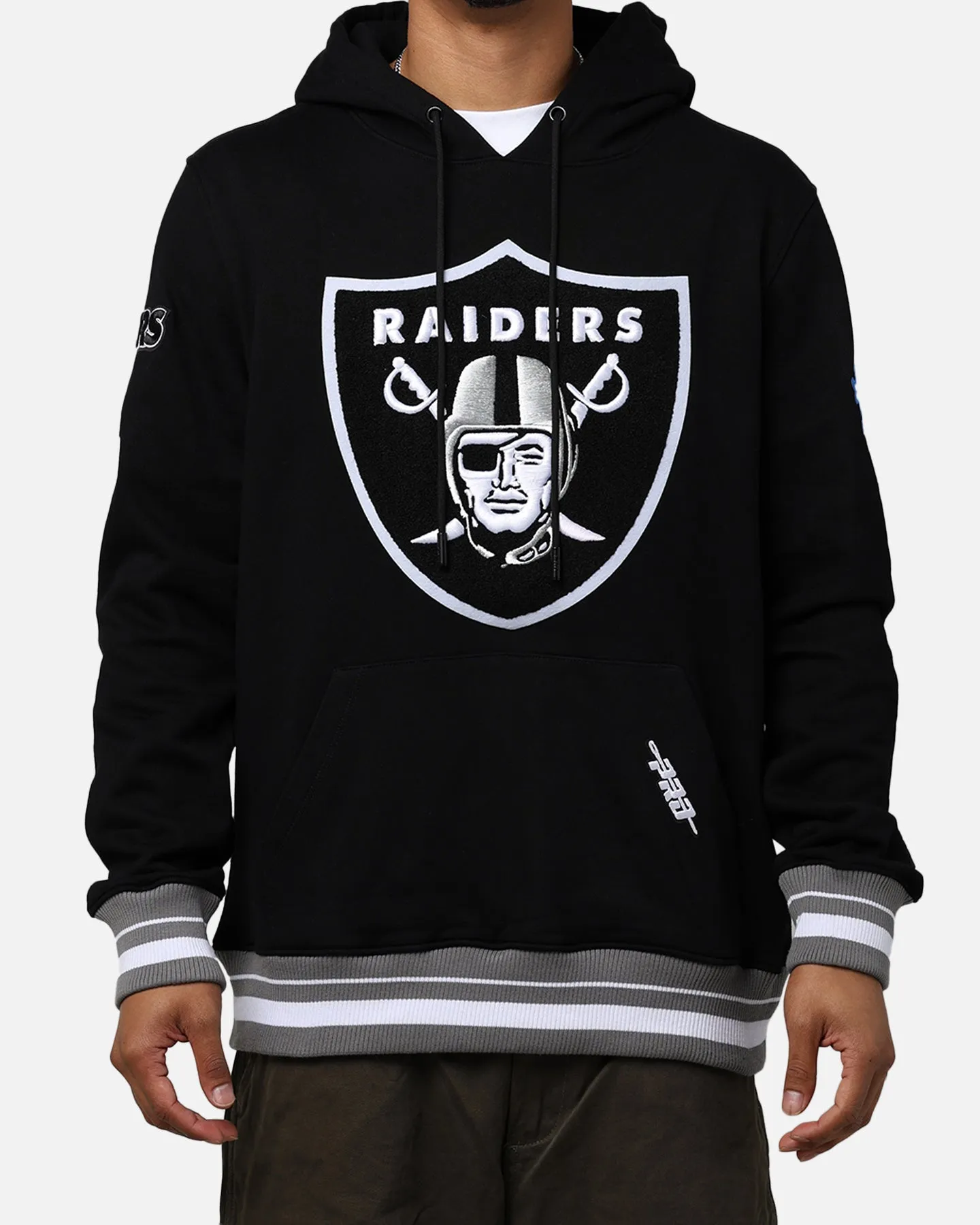 Pro Standard Oakland Raiders Mash Up Fleece Hoodie Black