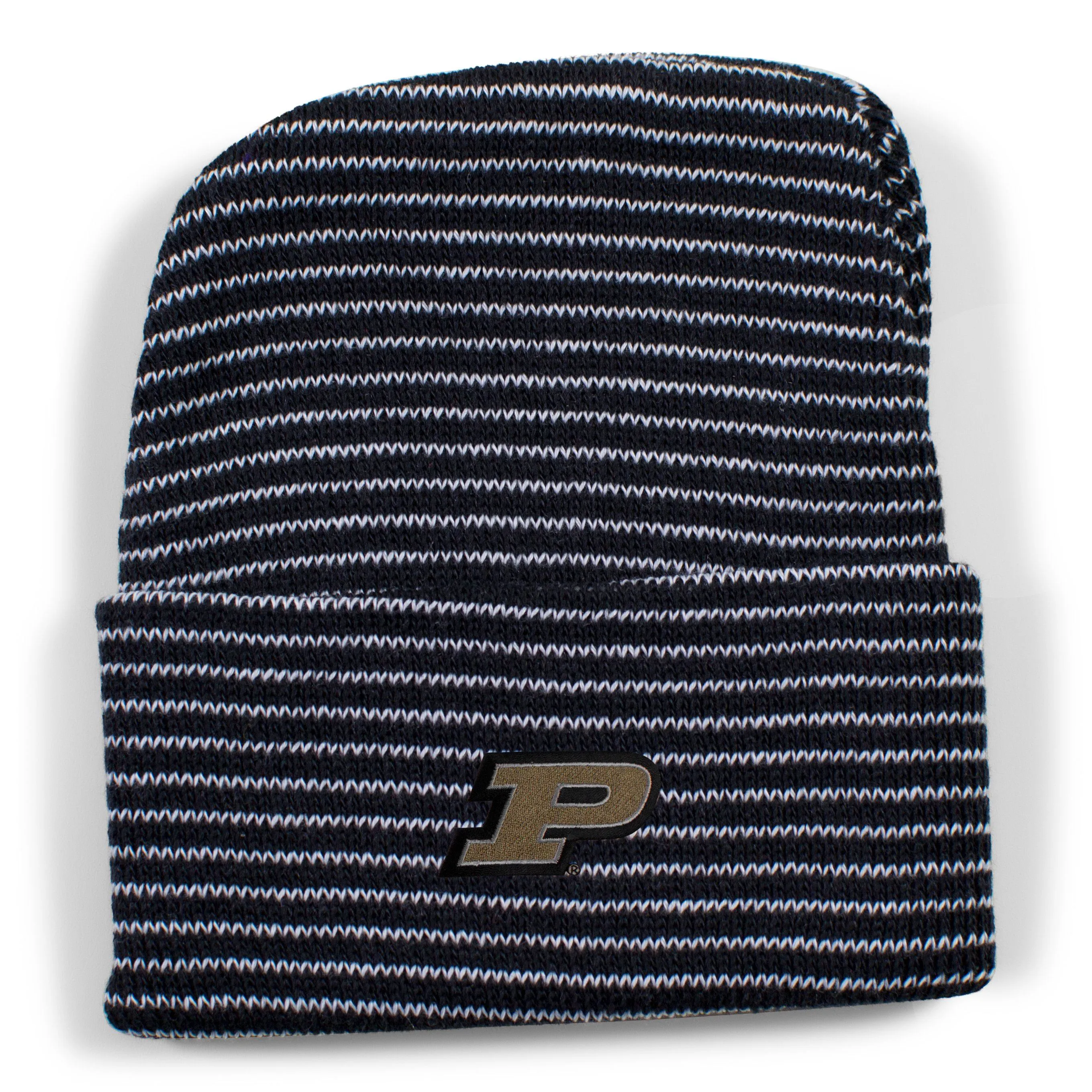 Purdue Stripe Knit Cap