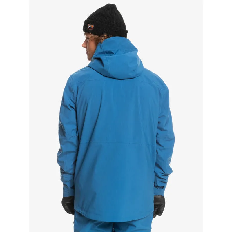 Quiksilver S Carlson Stretch Quest Jacket-Cobalt (BPCW)