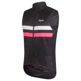 RAPHA Brevet Gilet - DNP Dark Navy/High Vis-Pink/White