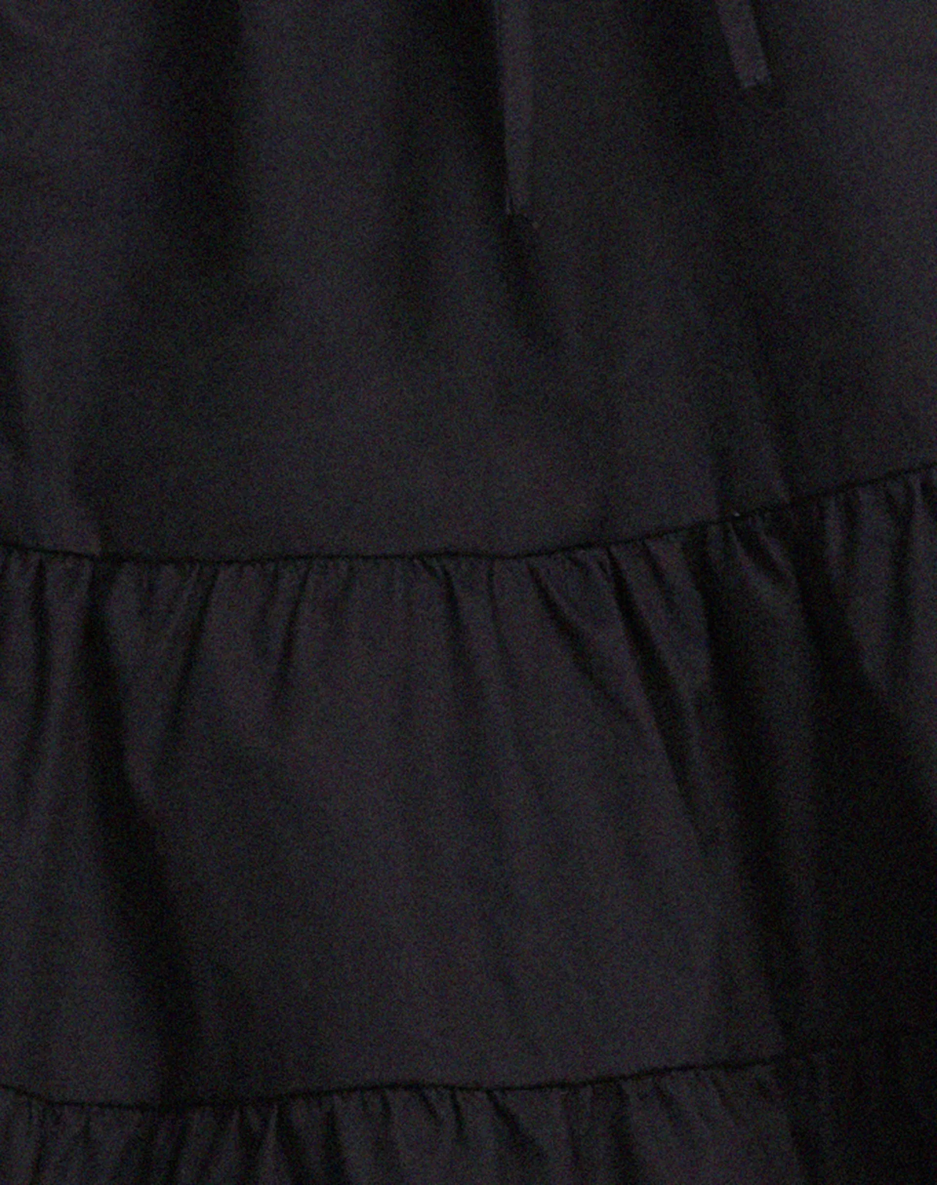 Reef Midi Skirt in Poplin Black