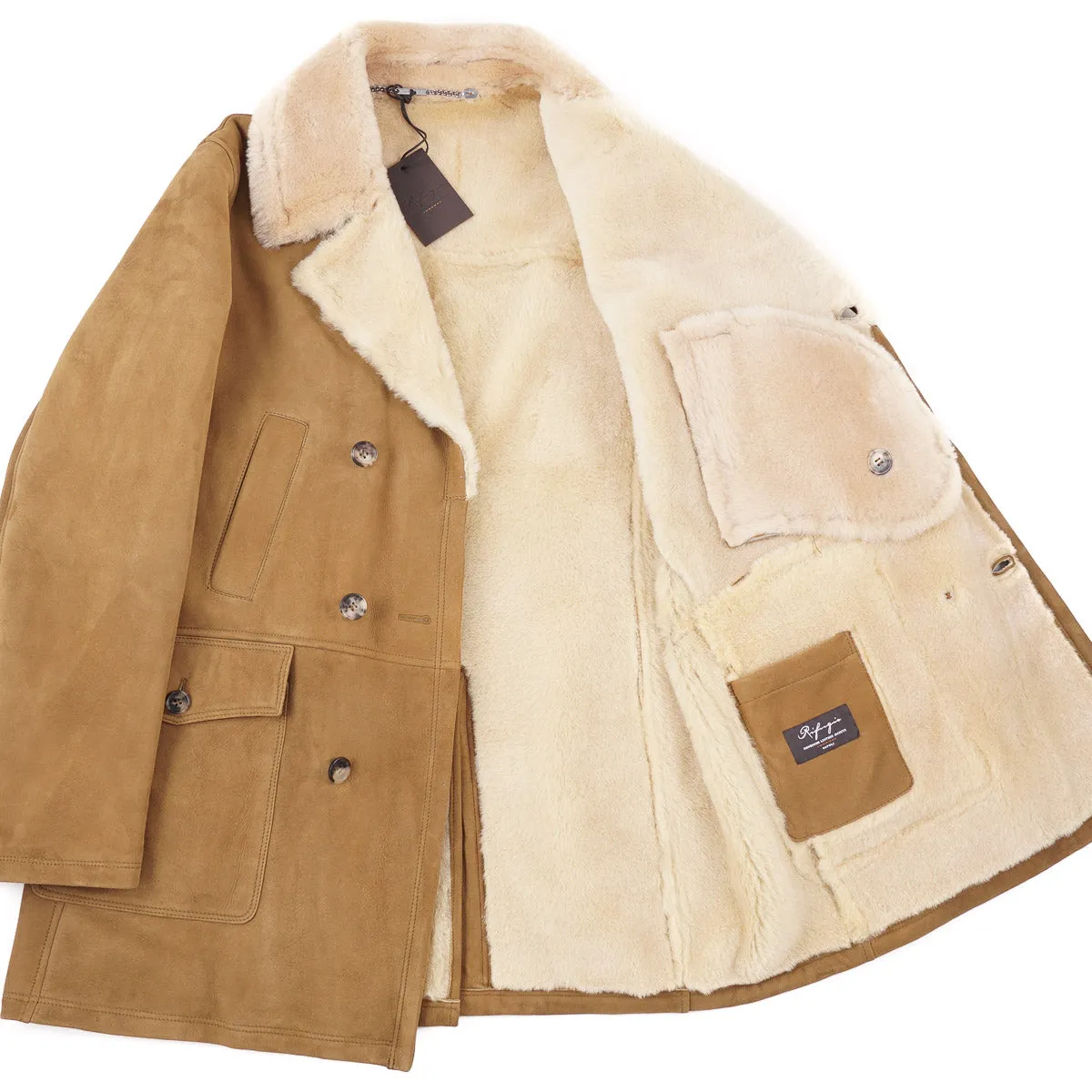 Rifugio Shearling Leather Rancher Coat