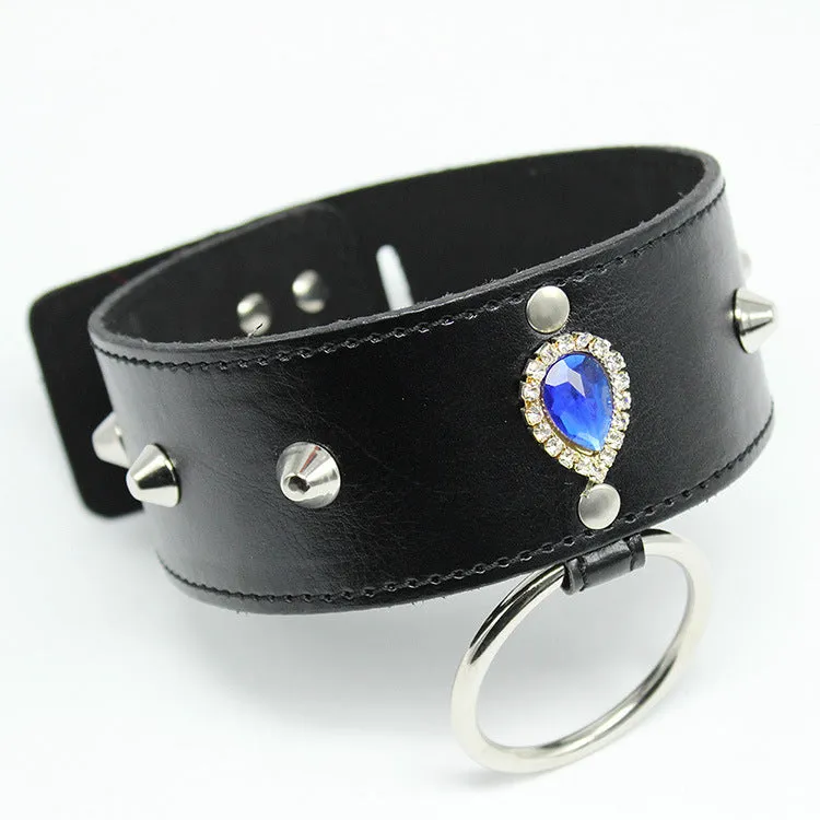 Royal Secret Faux Leather Collar and Lead