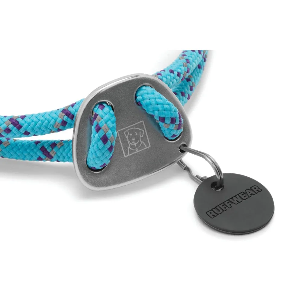 Ruffwear Knot-a-Collar Reflective Adjustable Rope Dog Collar (Blue Atoll)