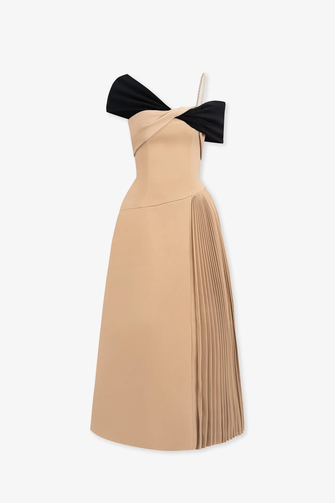 Samantha Two Tone Midi Dress