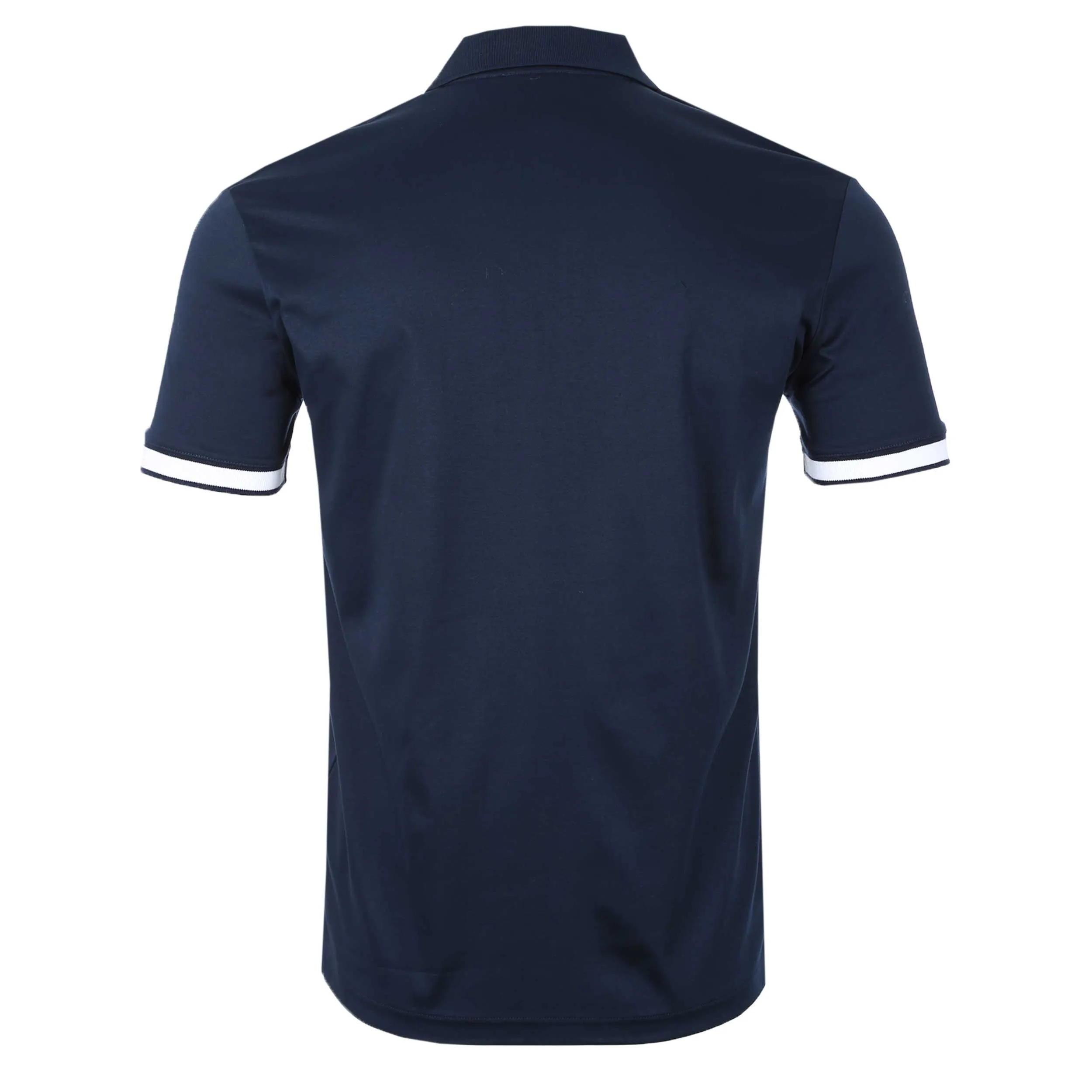 Sandbanks Silicone Zip Polo Shirt in Navy