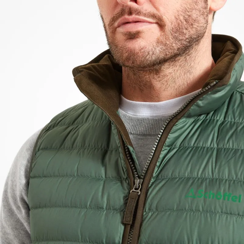 Schoffel Bowden Down Mens Gilet - Pine Green