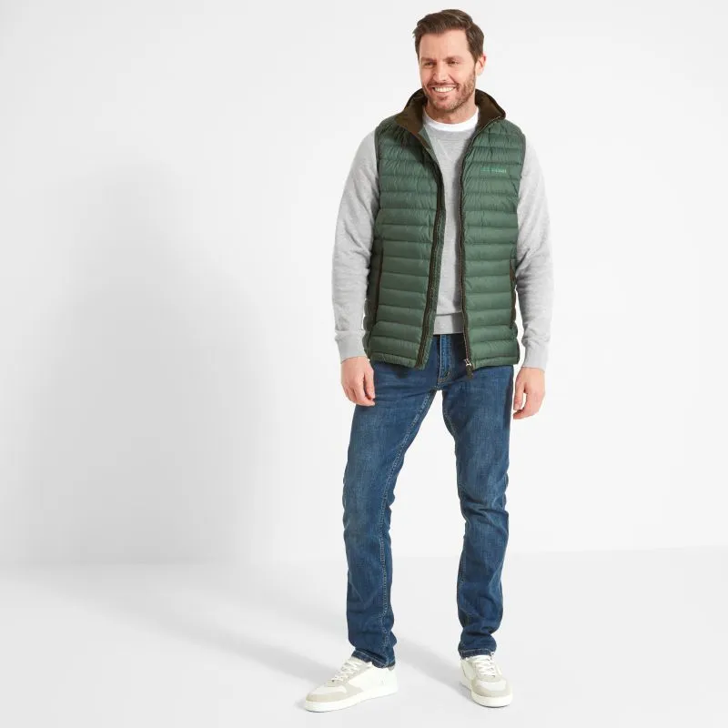 Schoffel Bowden Down Mens Gilet - Pine Green