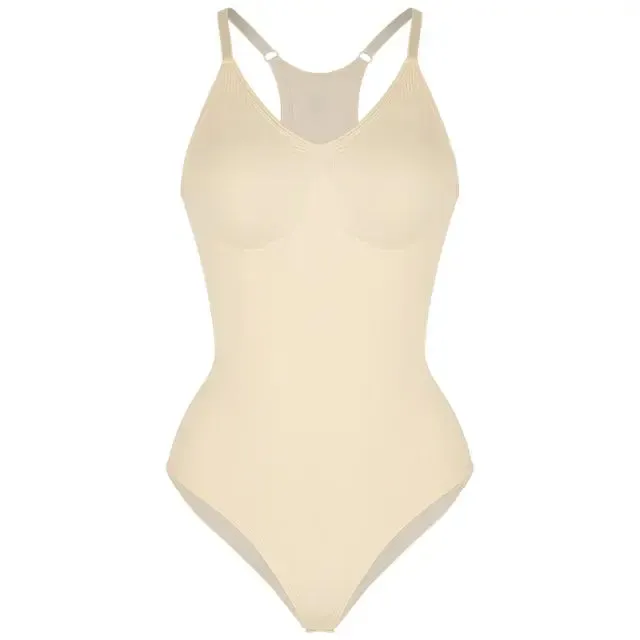 Seamless Tummy Control Shapewear Bodysuit for Women