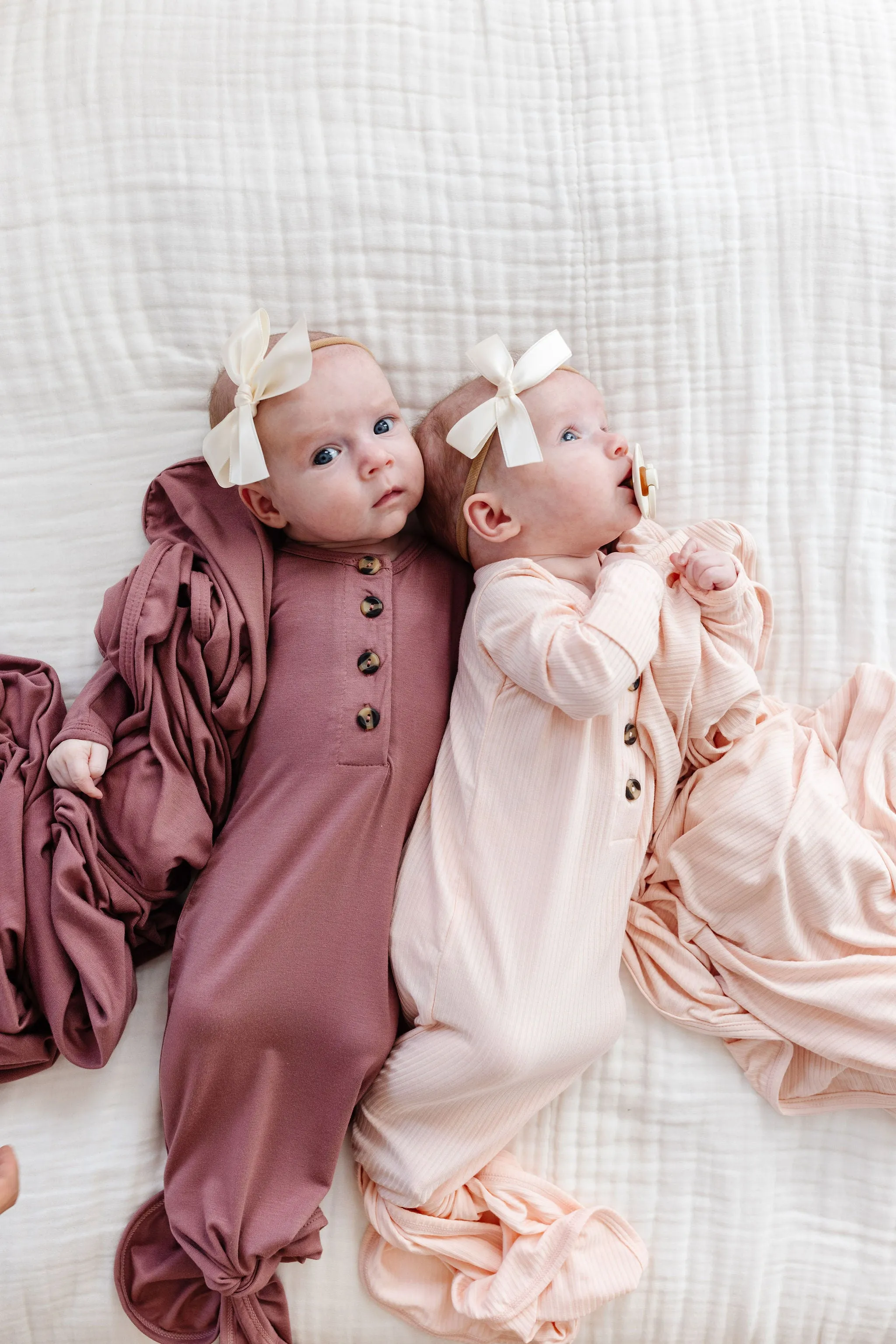 Sienna Newborn Headband Bundle (Gown)