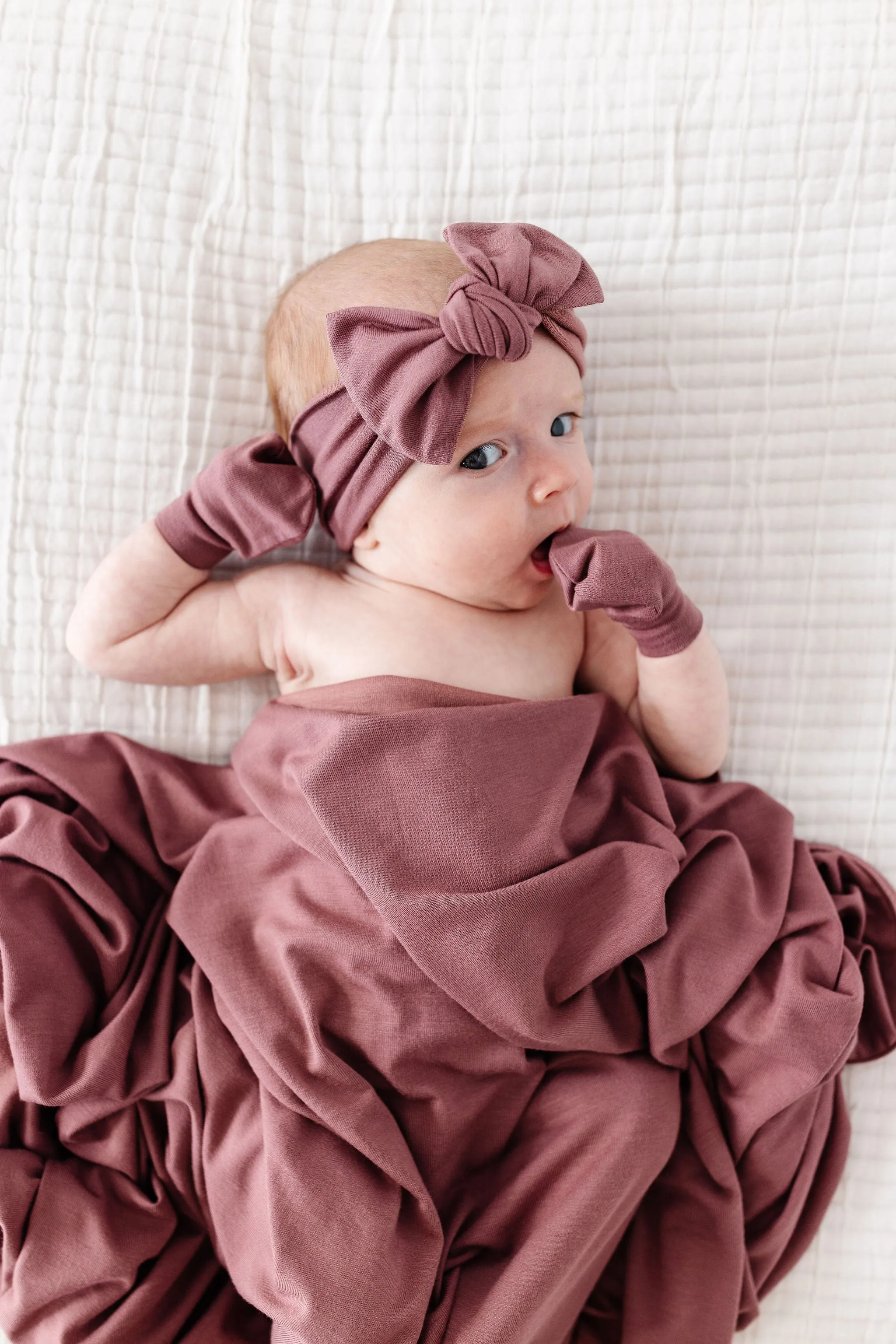 Sienna Newborn Headband Bundle (Gown)