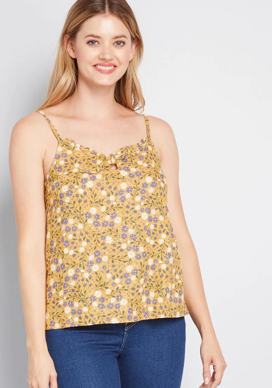 Spruced Up Summer Sleeveless Top