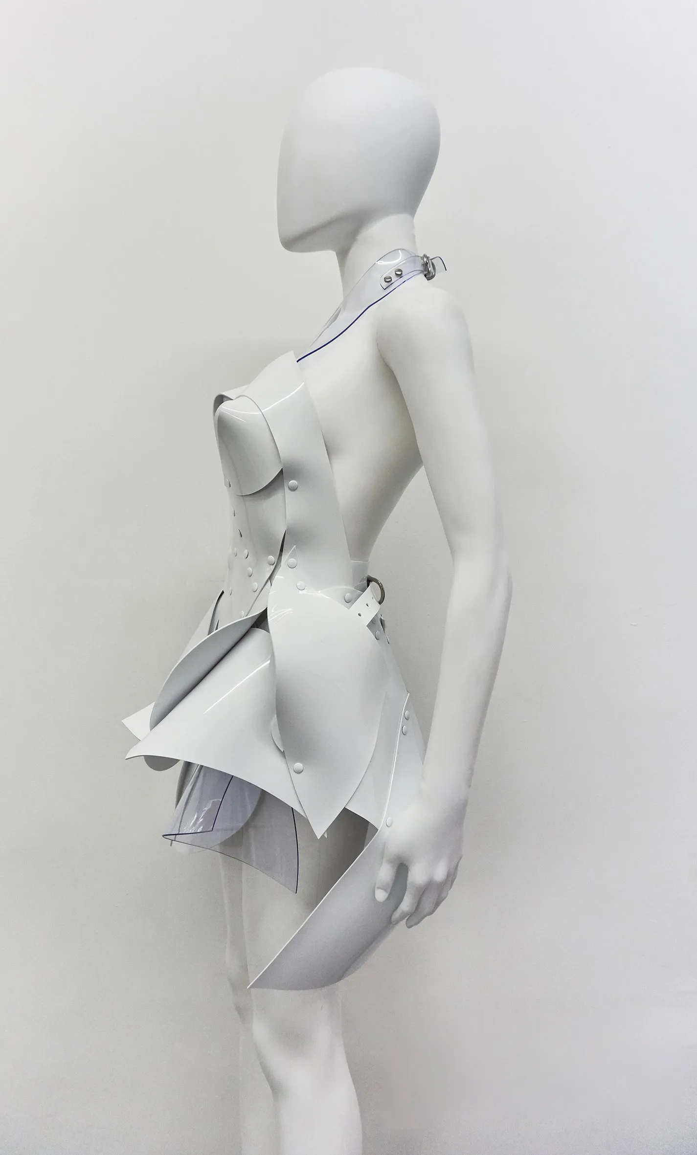 The Jlo x Jivomir Domoustchiev Asymmetric Sculpture Dress