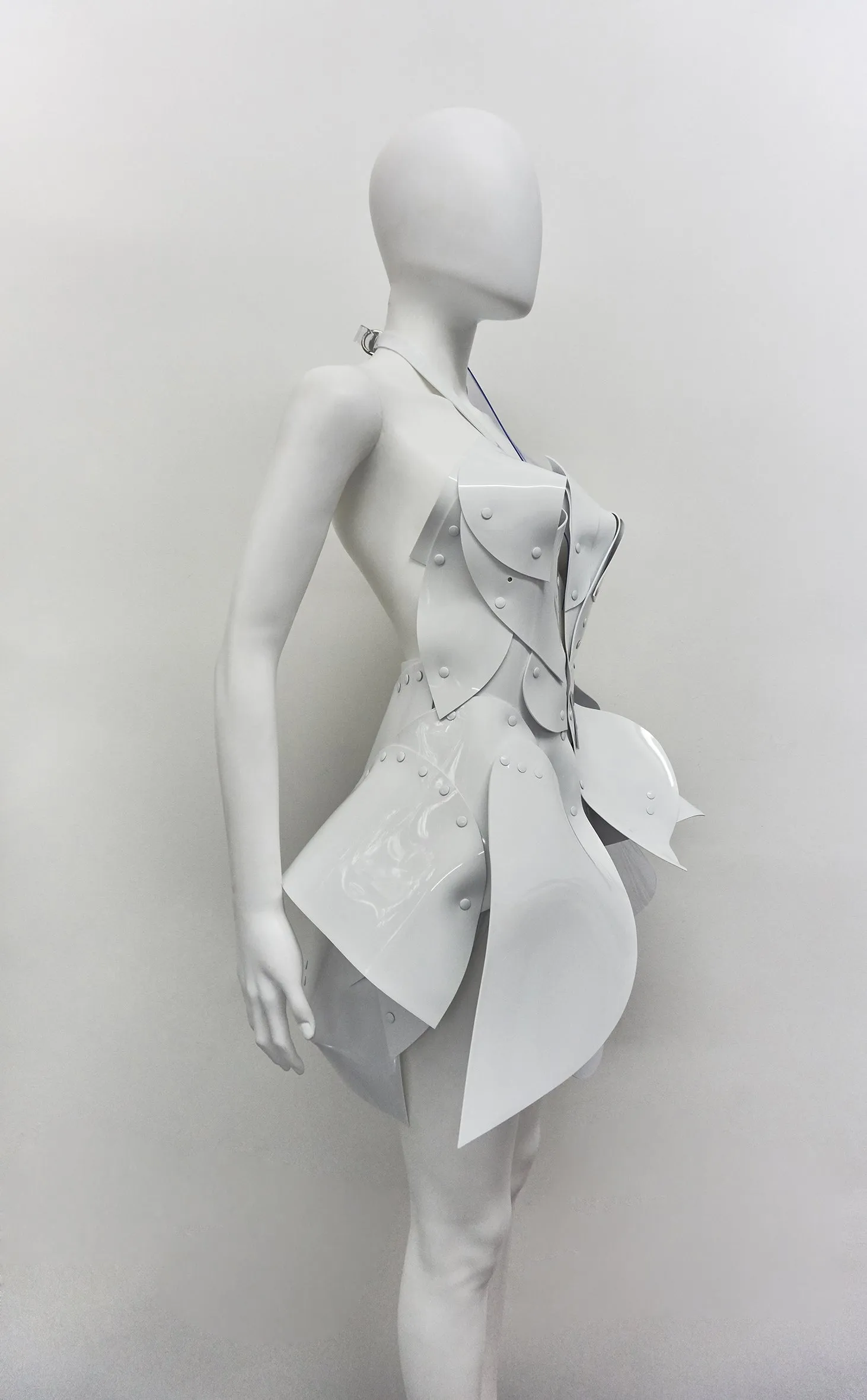 The Jlo x Jivomir Domoustchiev Asymmetric Sculpture Dress