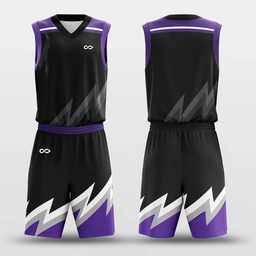 The top of the mountain - Customized Basketball Jersey Set Sublimated BK160622S