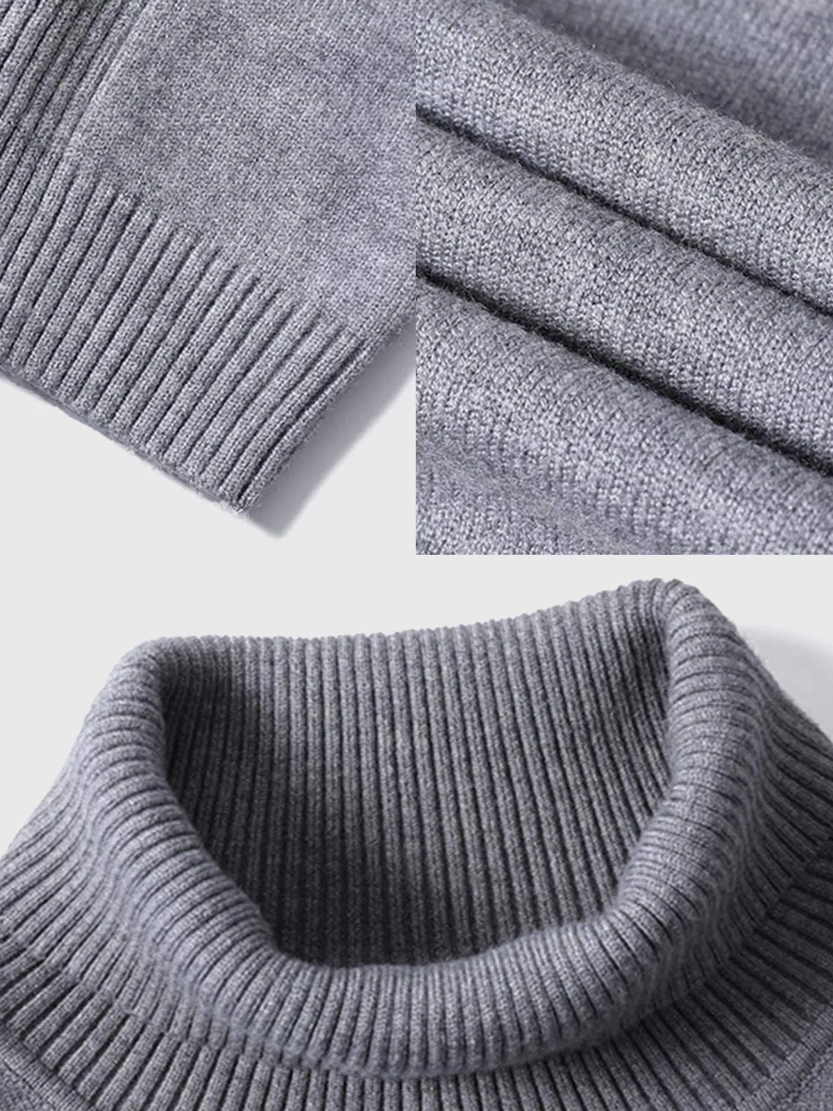 Turtleneck Washable Sweater New