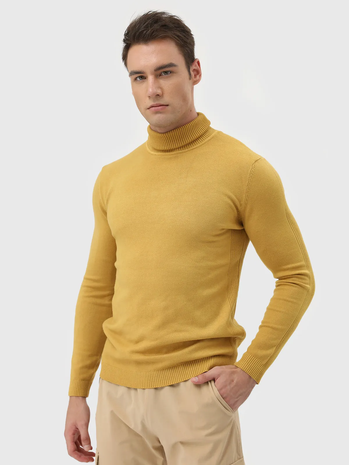 Turtleneck Washable Sweater New