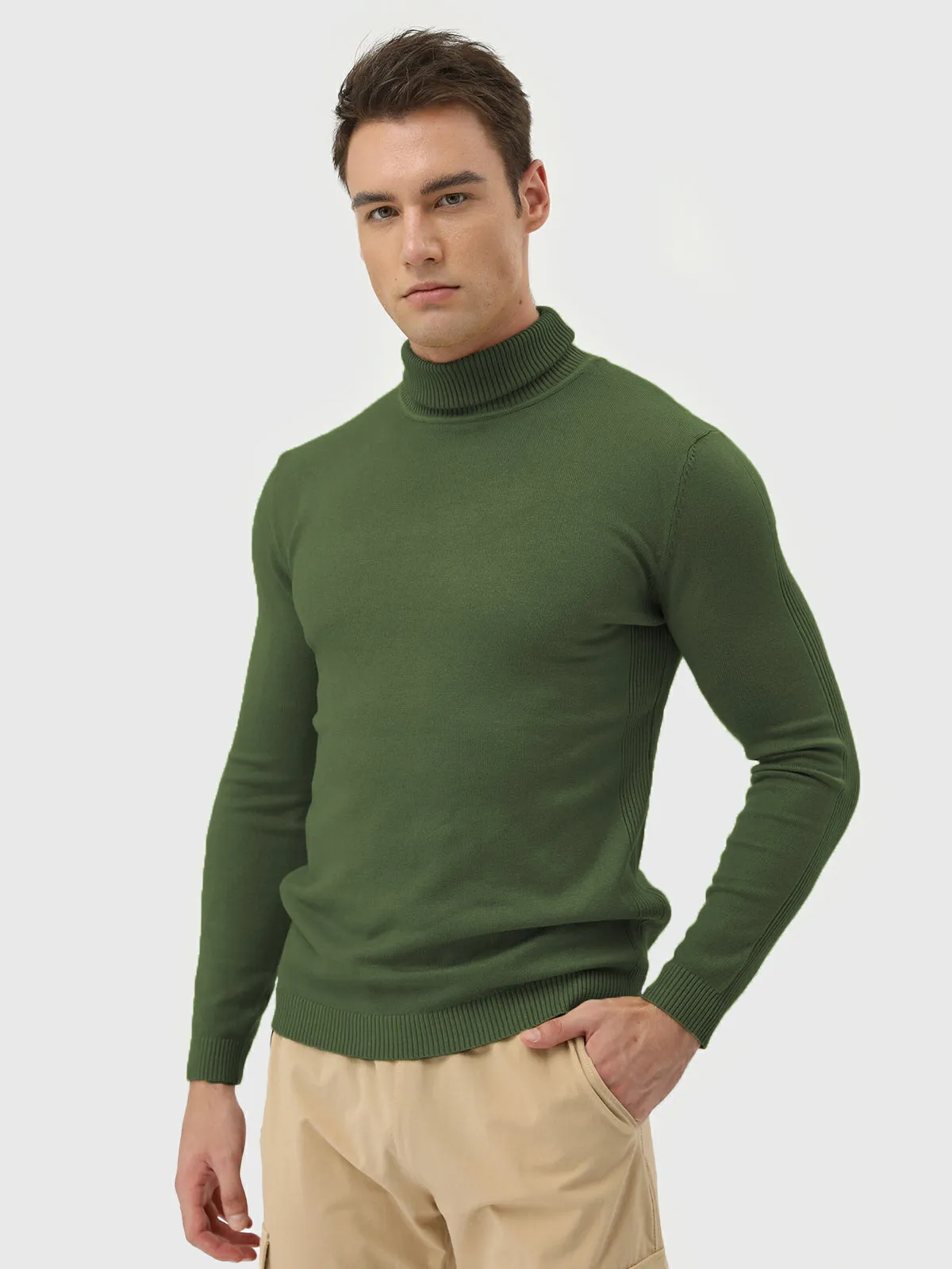 Turtleneck Washable Sweater New