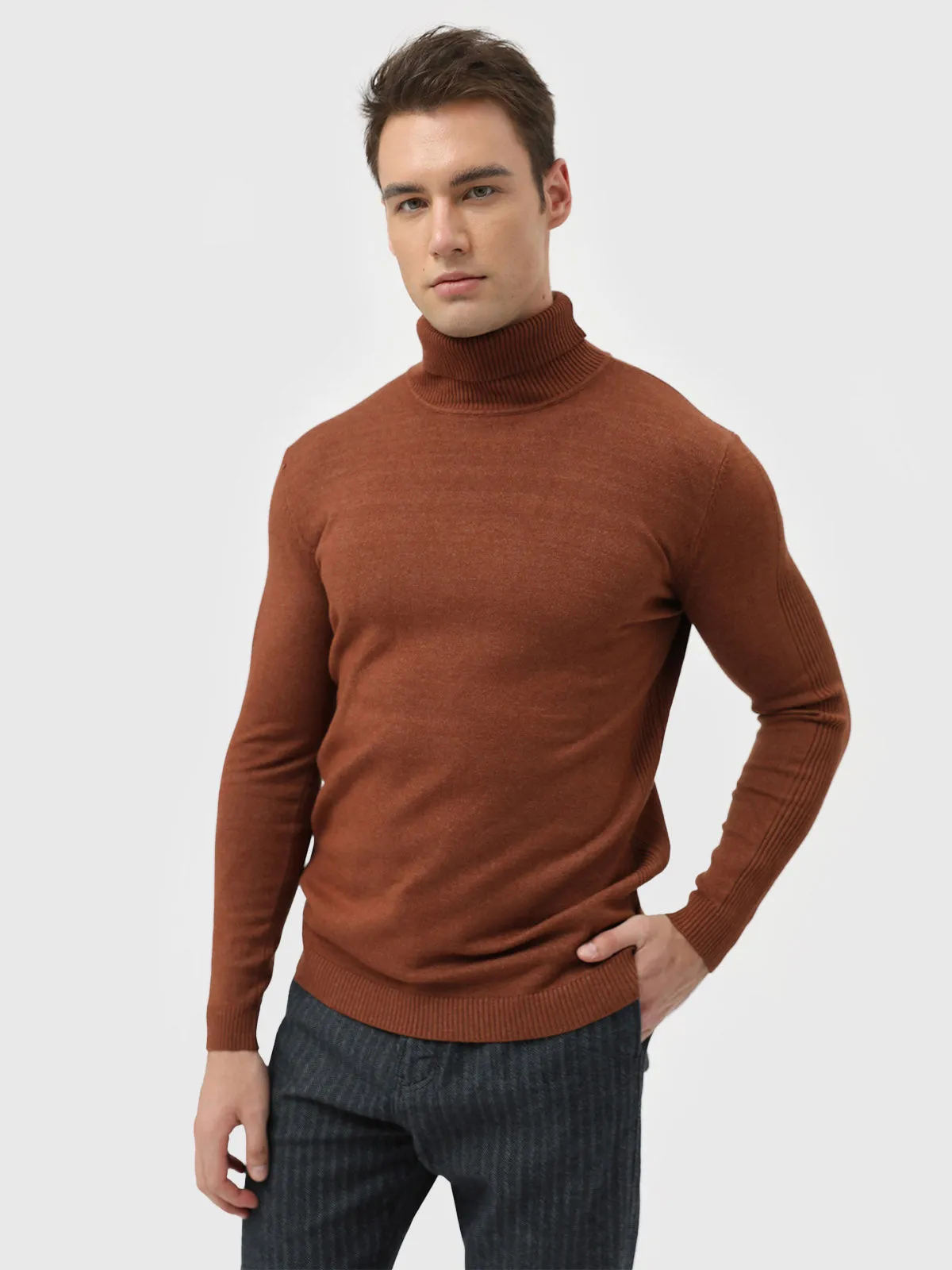 Turtleneck Washable Sweater New