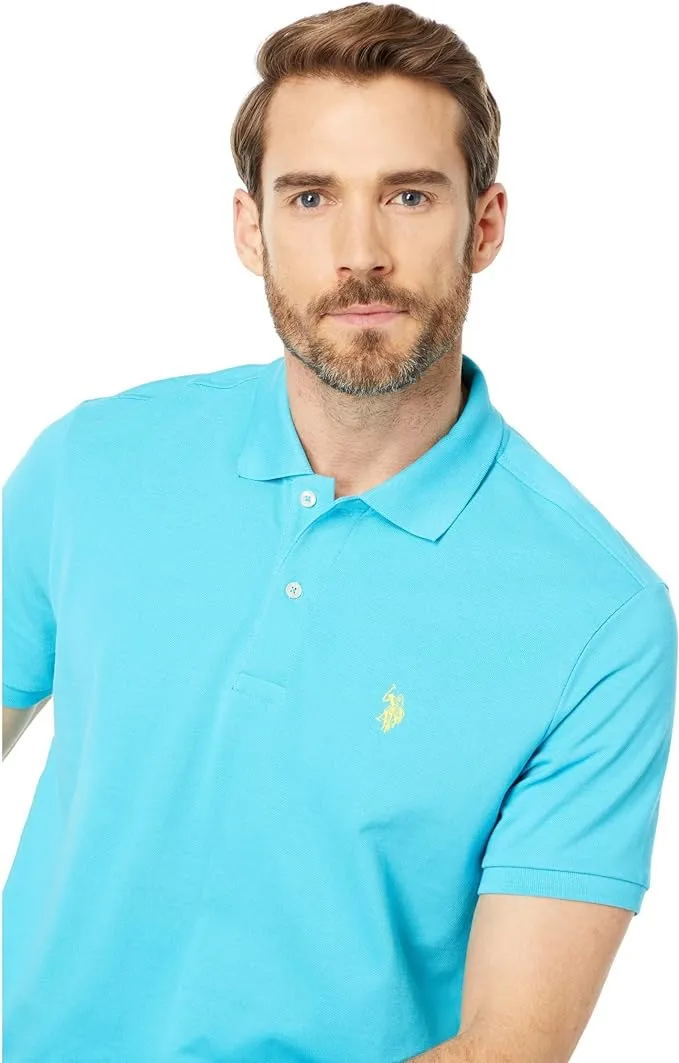 U.S. Polo Assn. Solid Cotton Pique Polo with Small Pony