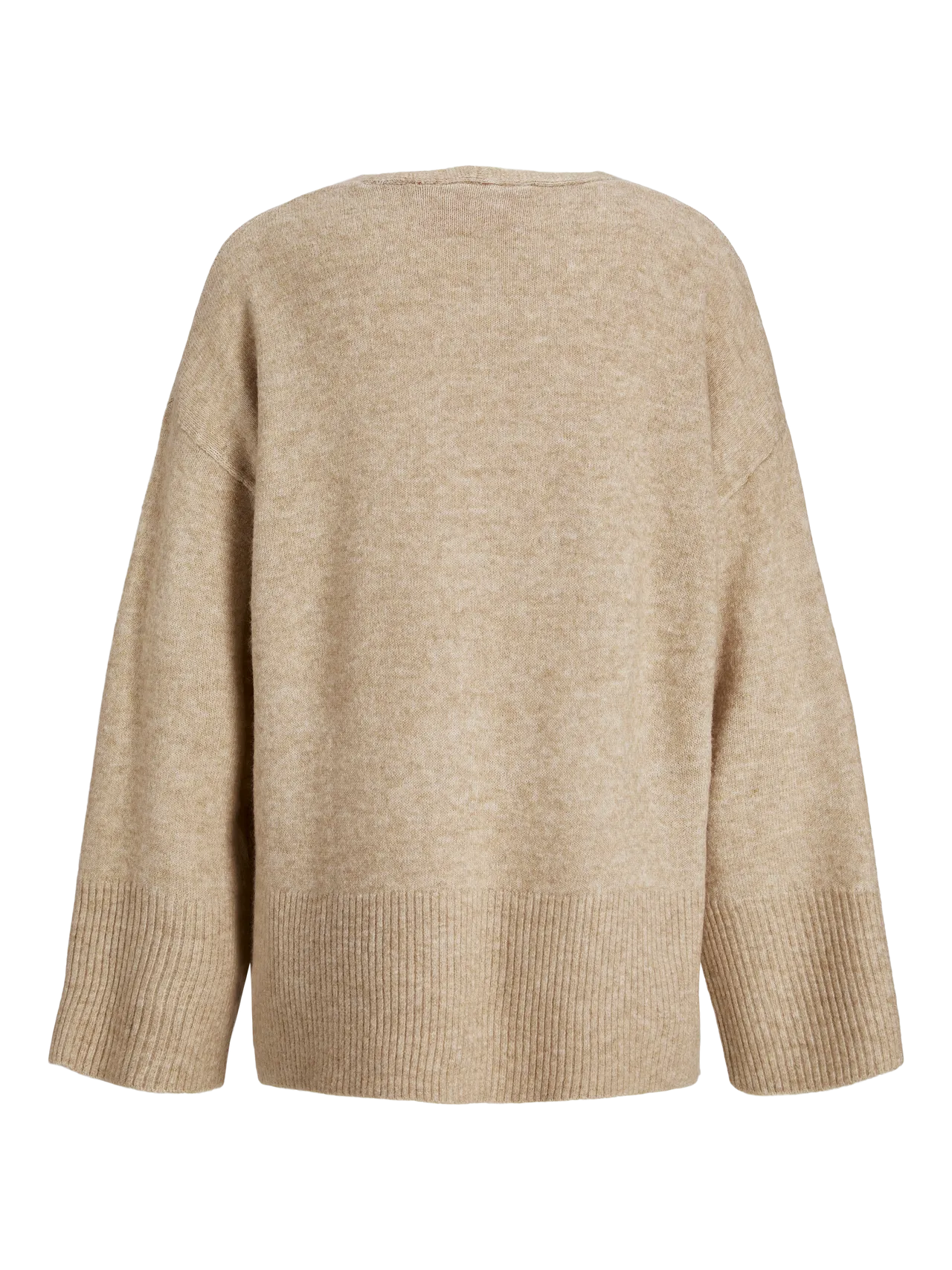 V-neck Loose Wool Pullover