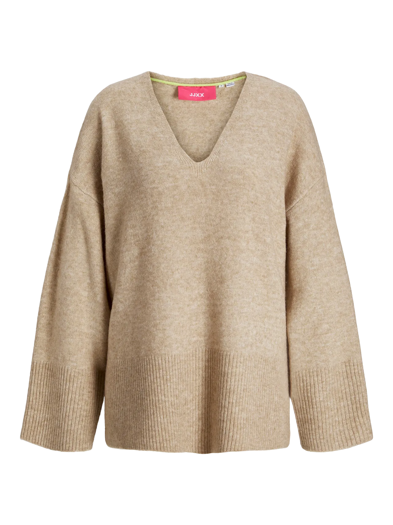 V-neck Loose Wool Pullover