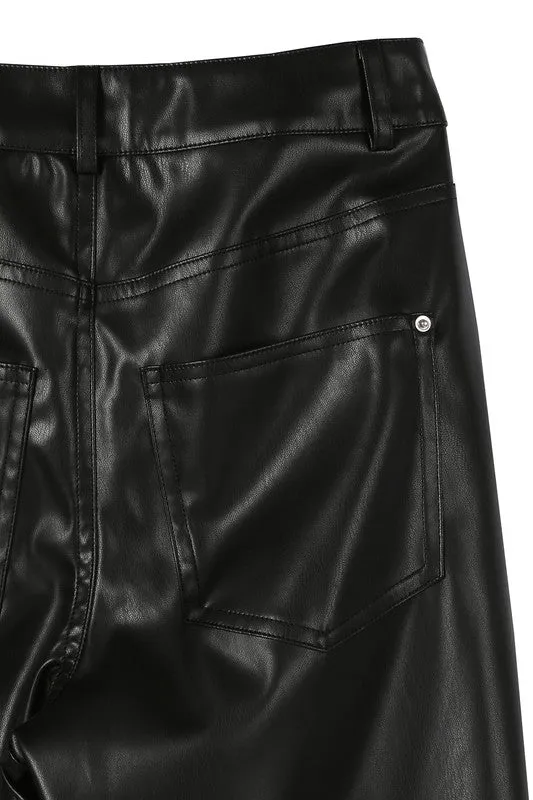 Vegan leather pants  - Online Exclusive