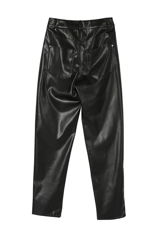 Vegan leather pants  - Online Exclusive