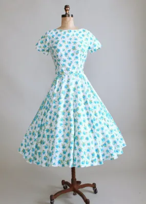 Vintage 1950s Liberty House Floral Day Dress