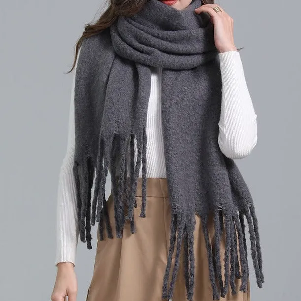 Warm winter Cashmere like scarf