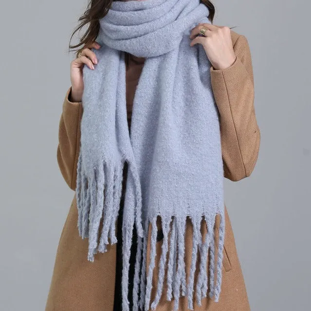 Warm winter Cashmere like scarf