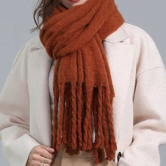 Warm winter Cashmere like scarf