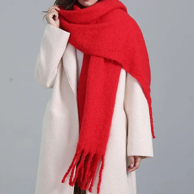 Warm winter Cashmere like scarf