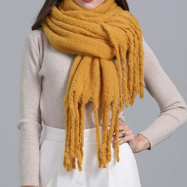 Warm winter Cashmere like scarf