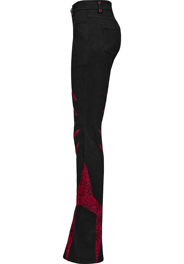 Webbed Angel [Black/Red] | FLARES*