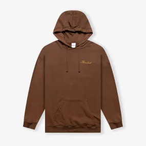 Winter Script '23 Oversized Hoodie - Washed Coffee