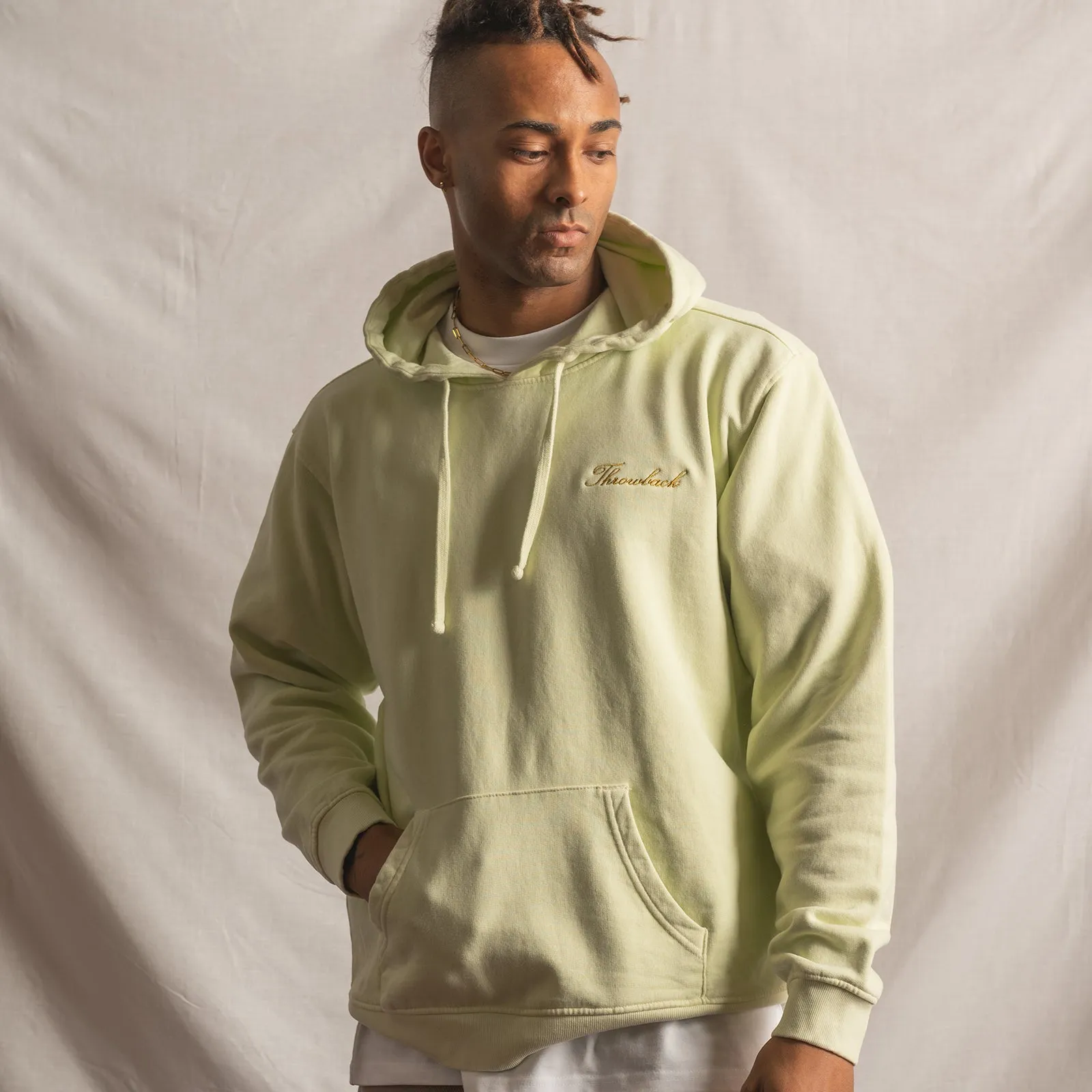 Winter Script '23 Oversized Hoodie - Washed Pistachio