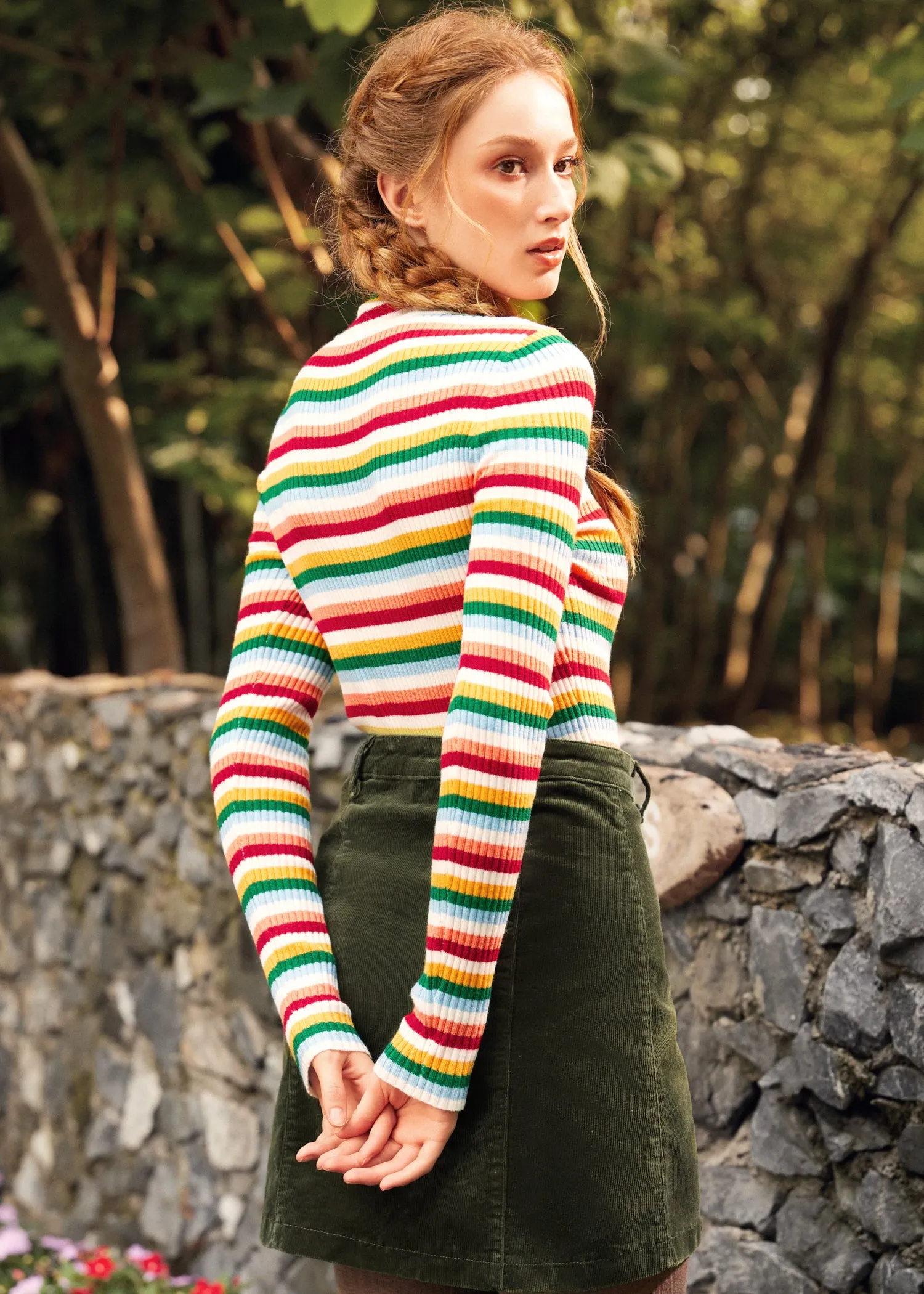 Woodstock Wanderer Ribbed Turtleneck